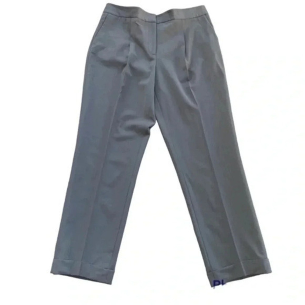 Nordstrom Collection women dress pants gray cuffed size 10 EUC